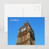 Carte Postale Londres (Devant / Derrière)