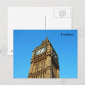 Carte postale Londres (Devant / Derrière)