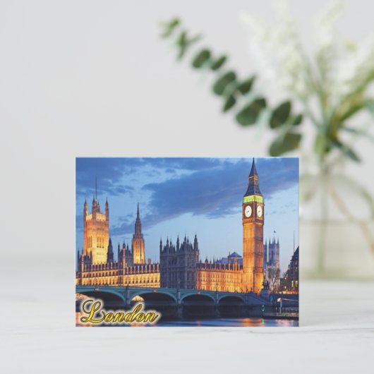 Carte postale Londres (Debout devant)