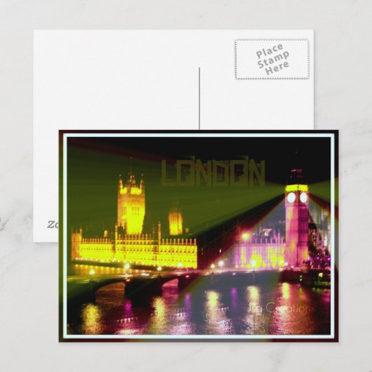 Carte Postale Londres09 (Devant / Derrière)