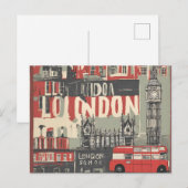 Carte Postale Londres (4) (Devant / Derrière)