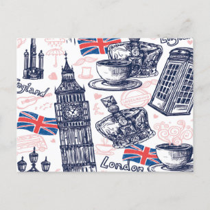 Carte postale Londres, Angleterre