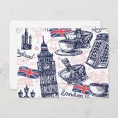 Carte postale Londres, Angleterre (Devant / Derrière)