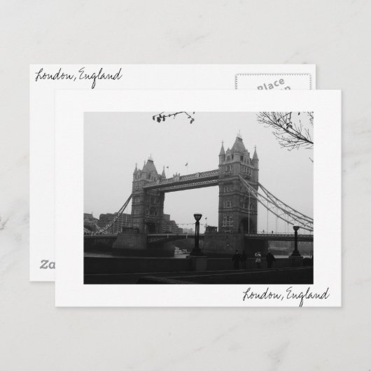 Carte postale Londres, Angleterre (Devant / Derrière)