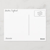 Carte postale Londres, Angleterre (Dos)