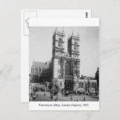 Carte Postale Londres Angleterre, Abbaye de Westminster 1903 (Devant / Derrière)