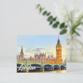 Carte Postale Londres, Angleterre | Big Ben (Debout devant)