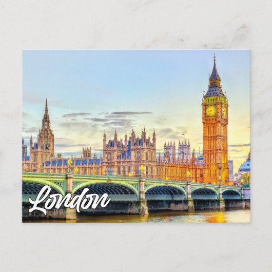 Carte Postale Londres, Angleterre | Big Ben (Devant)