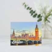 Carte Postale Londres, Angleterre | Big Ben (Debout devant)