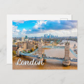 Carte Postale Londres, Angleterre, Royaume-Uni (Devant / Derrière)