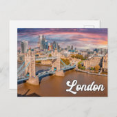 Carte Postale Londres, Angleterre, Royaume-Uni (Devant / Derrière)