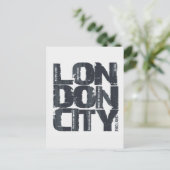 Carte Postale Londres, Angleterre Typographie (Debout devant)