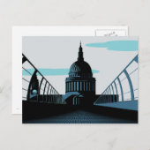 Carte postale Londres Art Déco (Devant / Derrière)