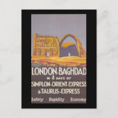 Carte Postale Londres Bagdad express simple (Devant)