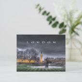 Carte Postale Londres - Big Ben et le Parlement (Debout devant)