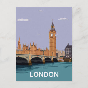 Carte Postale Londres Big Ben & Parlement