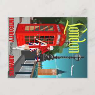 Carte Postale Londres Calling