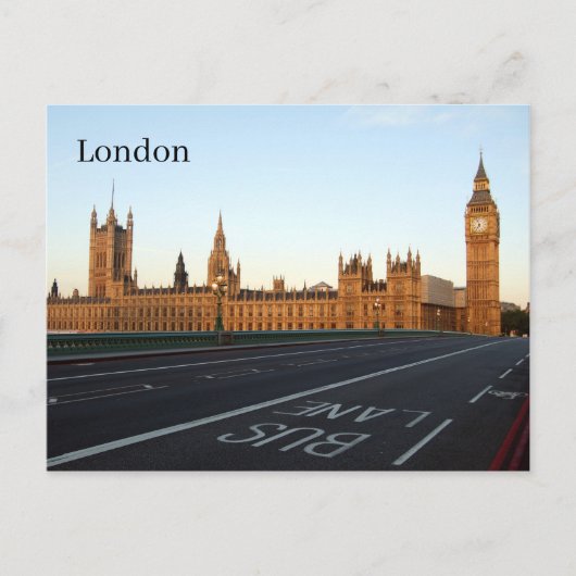Carte Postale Londres - Chambres du Parlement (Devant)