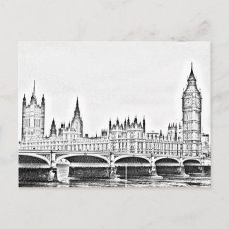 Carte Postale LONDRES classique