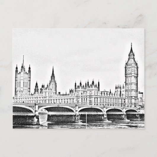 Carte Postale LONDRES classique (Devant)