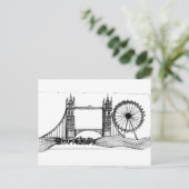 Carte Postale Londres en tangles (Debout devant)