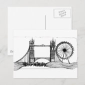 Carte Postale Londres en tangles (Devant / Derrière)
