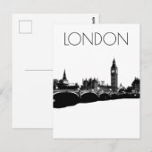 Carte Postale Londres et Big Ben (Devant / Derrière)