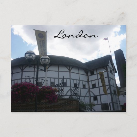 Carte Postale londres globe (Devant)