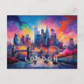 Carte Postale Londres, la grande fumée (Devant)