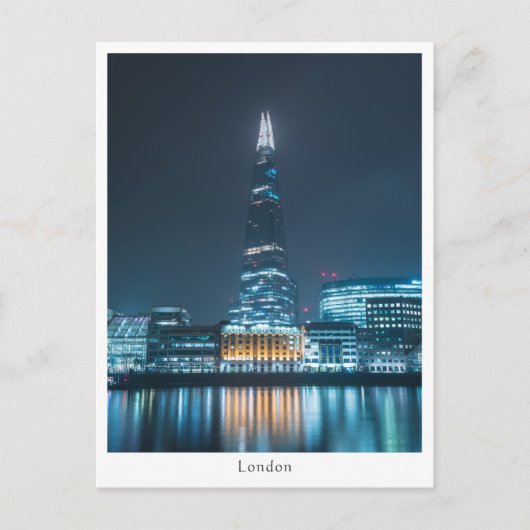 Carte Postale Londres la nuit (Devant)