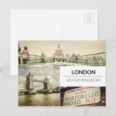 Carte postale Londres moderne (Devant / Derrière)