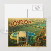 Carte Postale Londres Panorama (Devant / Derrière)