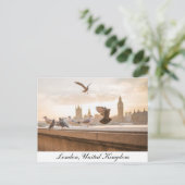 Carte postale Londres, Parlement (Debout devant)