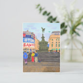 Carte Postale Londres, Piccadilly Circus (Debout devant)