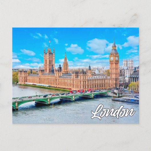 Carte Postale Londres pittoresque, Angleterre | Big Ben (Devant)