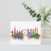 Carte Postale Londres Skyline - Rainbow (Debout devant)