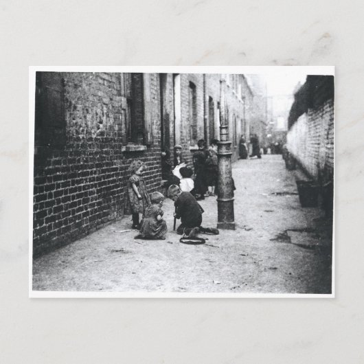 Carte Postale Londres Slums (Devant)