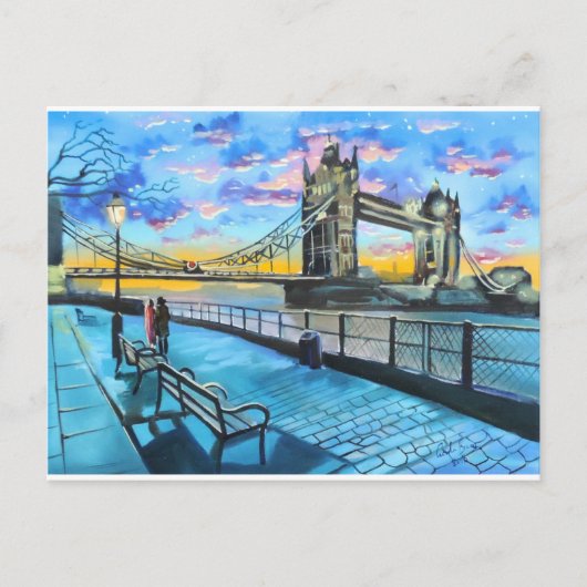 Carte Postale Londres Thames (Devant)