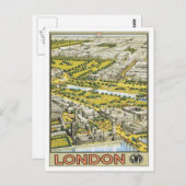 Carte Postale Londres vintage (Devant / Derrière)