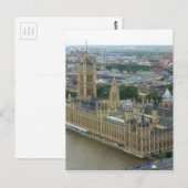 Carte Postale Londres Westminster (Devant / Derrière)