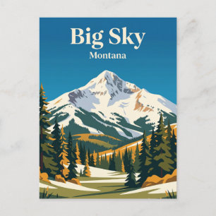 Carte Postale Lone Mountain États-Unis