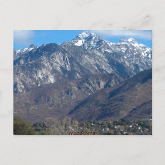 Carte postale Lone Peak Mountain Utah 2012 (Devant)