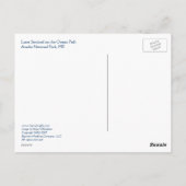 Carte Postale Lone Sentinel sur Ocean Path (Dos)