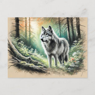 Carte Postale Lone Wolf