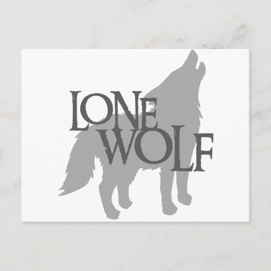 CARTE POSTALE LONE WOLF (Devant)