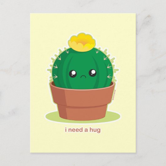 Carte Postale Lonely Cactus (Devant)