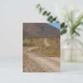 Carte Postale Lonely Desert Road 01 (Debout devant)