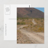 Carte Postale Lonely Desert Road 01 (Devant / Derrière)