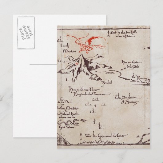 Carte Postale Lonely Mountain (Devant / Derrière)