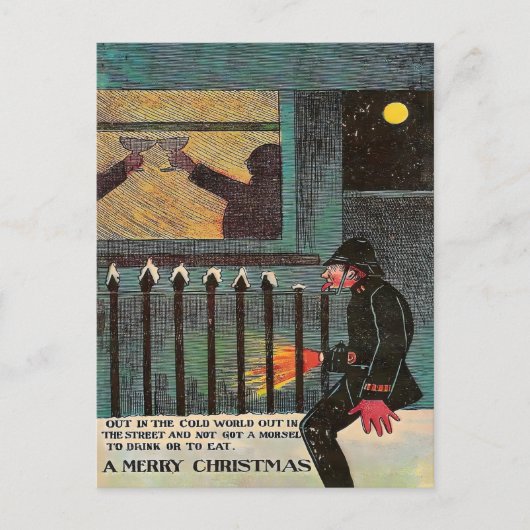 Carte Postale Lonely Victorian Policeman in the Cold (Devant)
